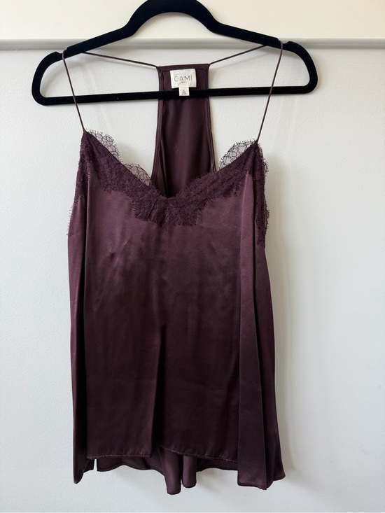 Cami NYC Tops - Cami NYC Silk Lace Trim Racerback Camisole, XL